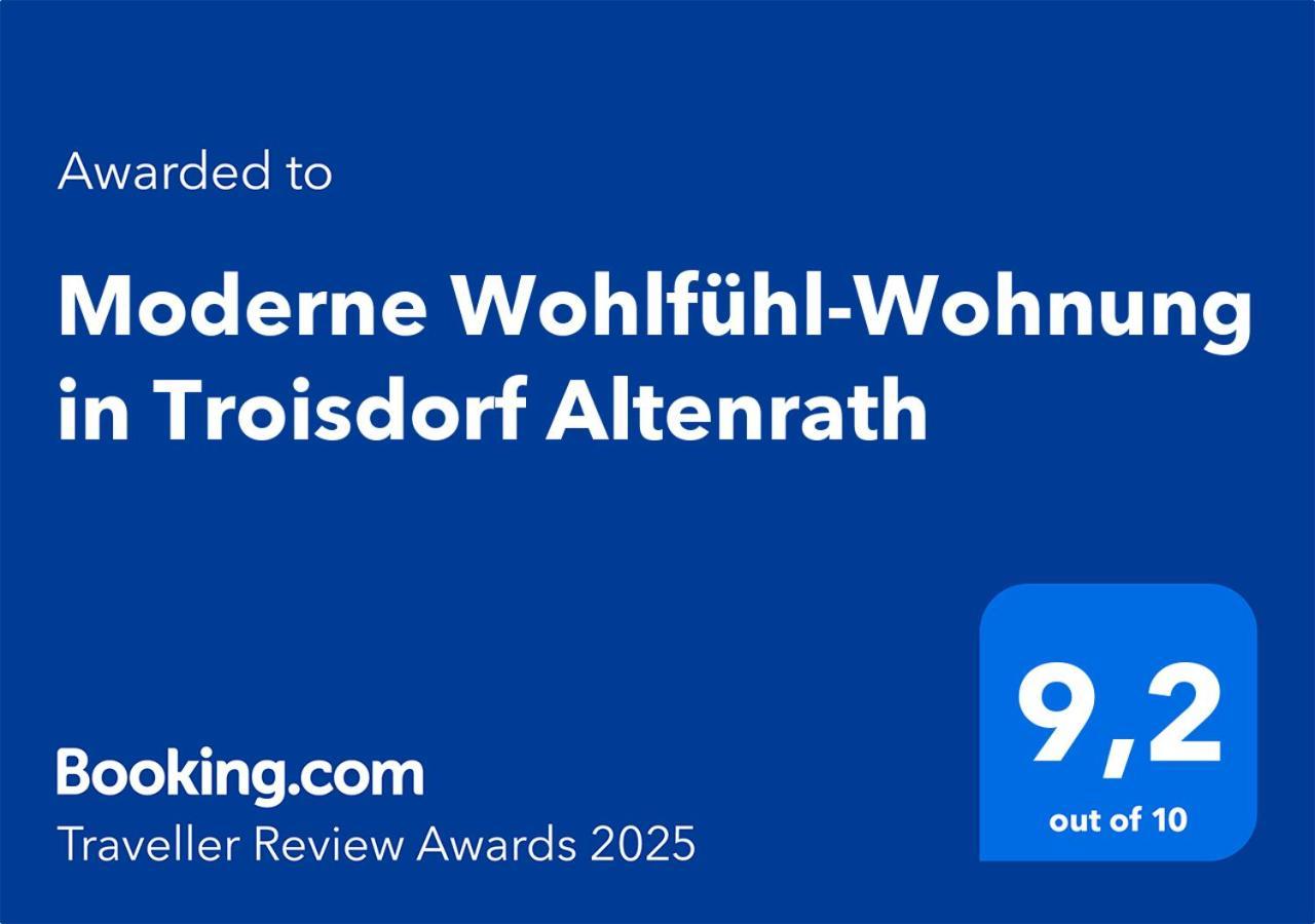 Moderne Wohlfuehl-Wohnung In Troisdorf Altenrath Eksteriør billede